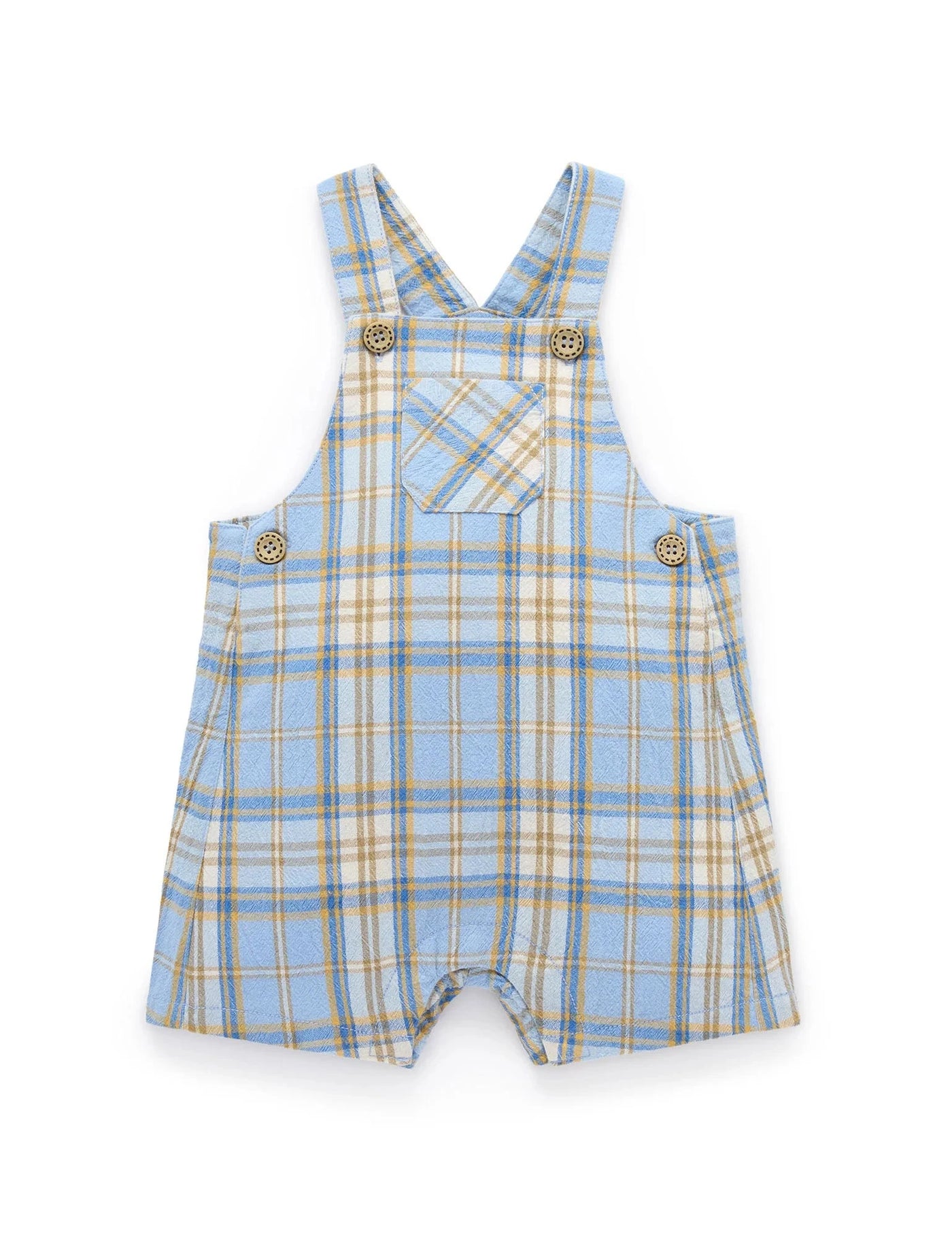 Pure Baby - Check Overalls Overalls Purebaby 