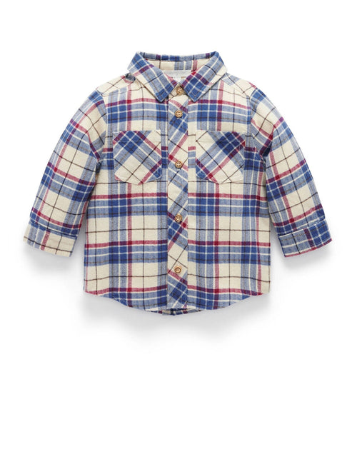 Purebaby - Check Shirt | Woodland