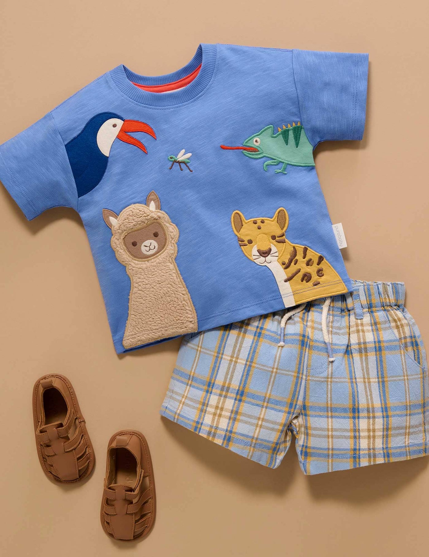 Pure Baby - Check Shorts Shorts Purebaby 