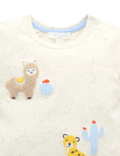 Pure Baby - Gingham Short & Tee Set Matching Set Purebaby 