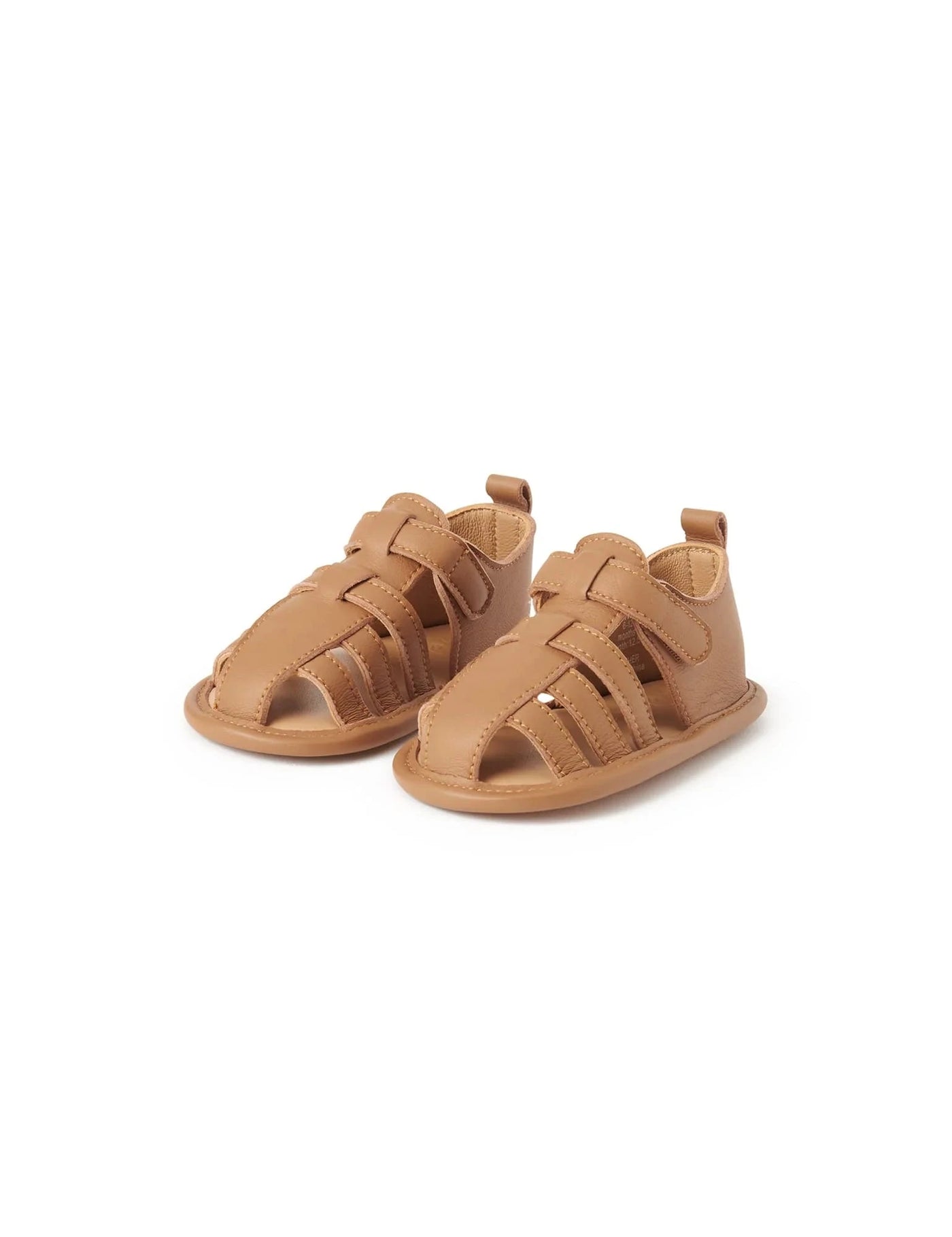 Baby First Tan Purebaby - Leather Sandal - Tan