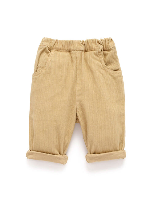 Purebaby - Lined Corduroy Pants | Mushroom