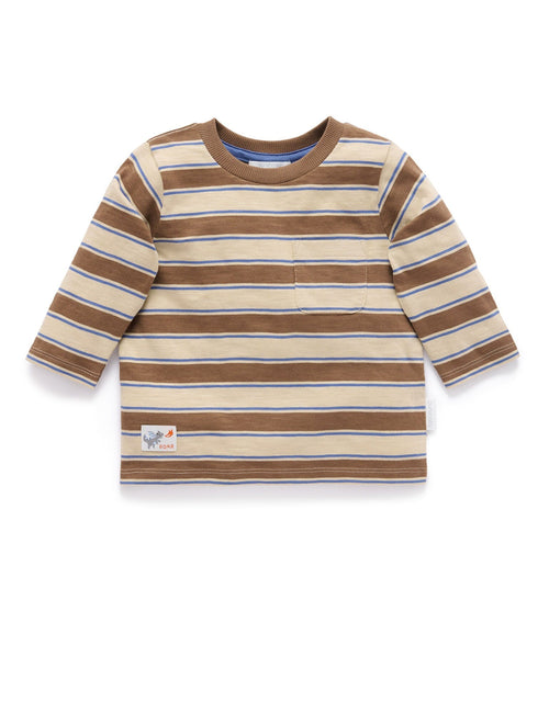 Purebaby - Stripey Long Sleeve Tee