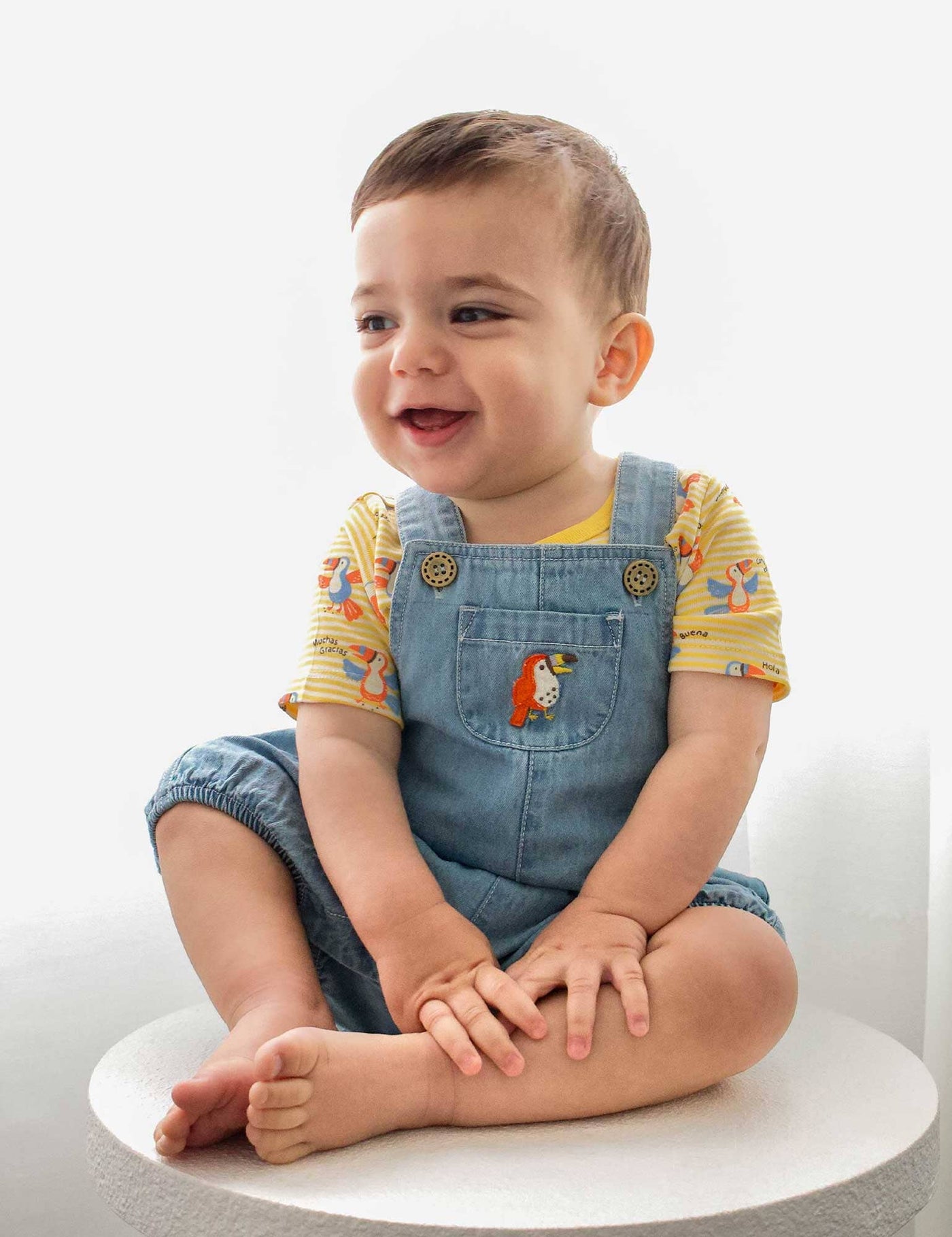 Pure Baby - Toucan Overall Set Overalls Purebaby 