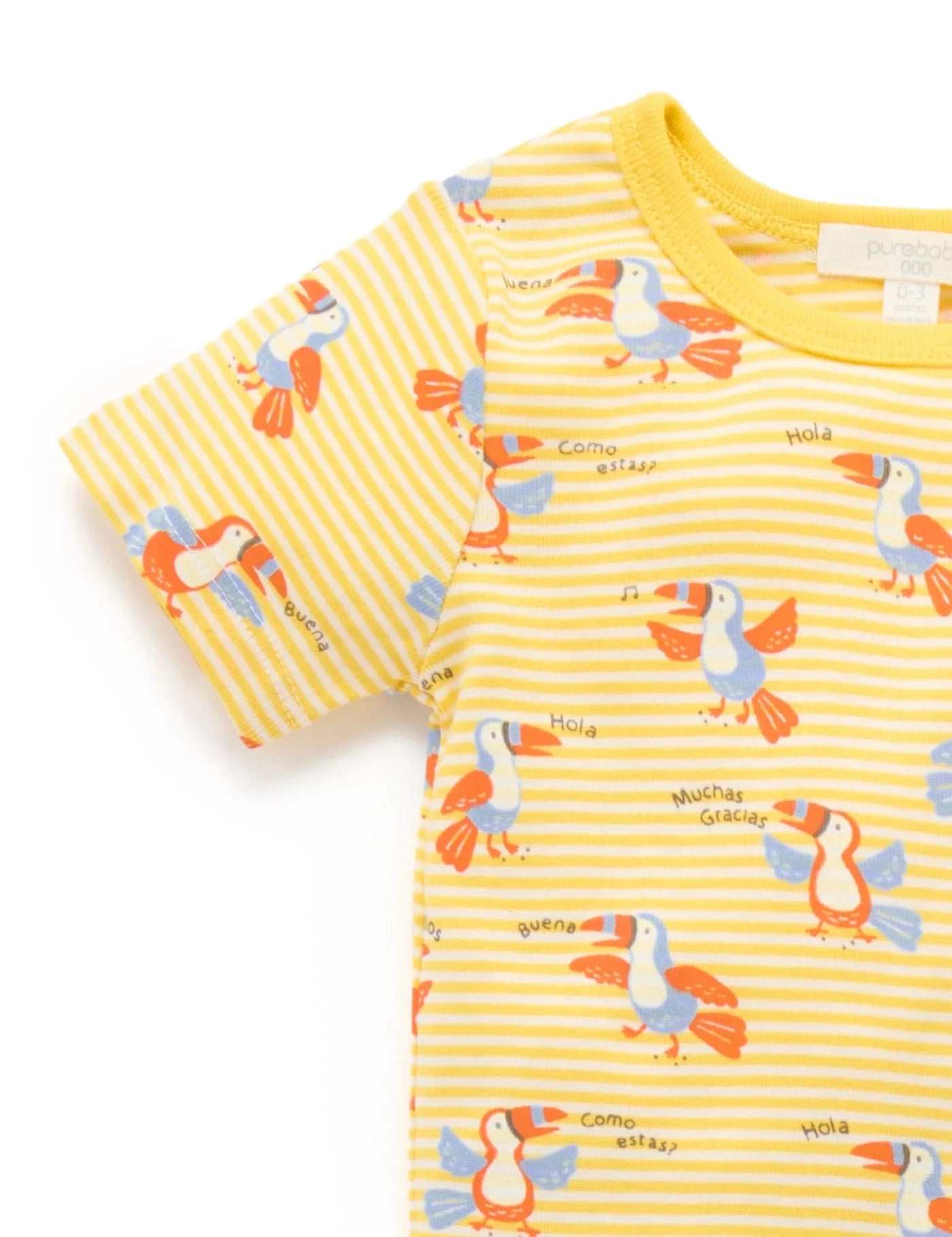 Pure Baby - Toucan Overall Set Overalls Purebaby 