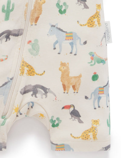 Purebaby - 2 Pack Growsuit | Fiesta Growsuit Purebaby 