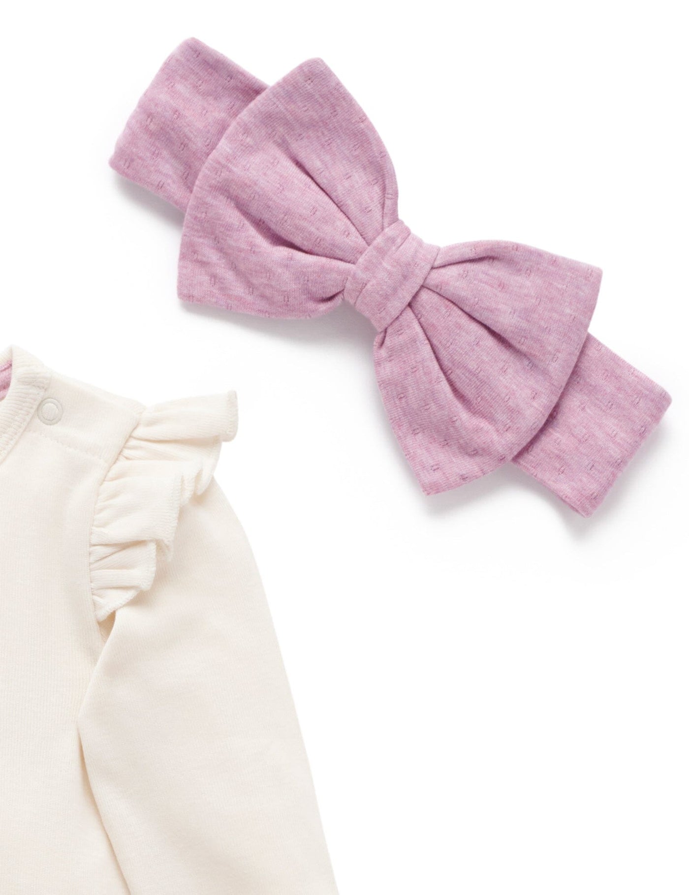 Purebaby - 3 Piece Gift Set | Lavender Melange Matching Set Purebaby 