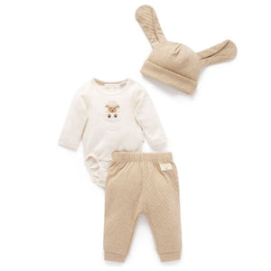 Purebaby - 3 Piece Gift Set | Mushroom Melange