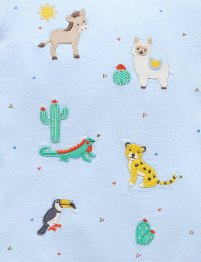 Purebaby - Animal Fiesta Short Growsuit Growsuit Purebaby 