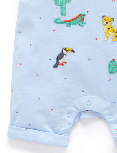 Purebaby - Animal Fiesta Short Growsuit Growsuit Purebaby 
