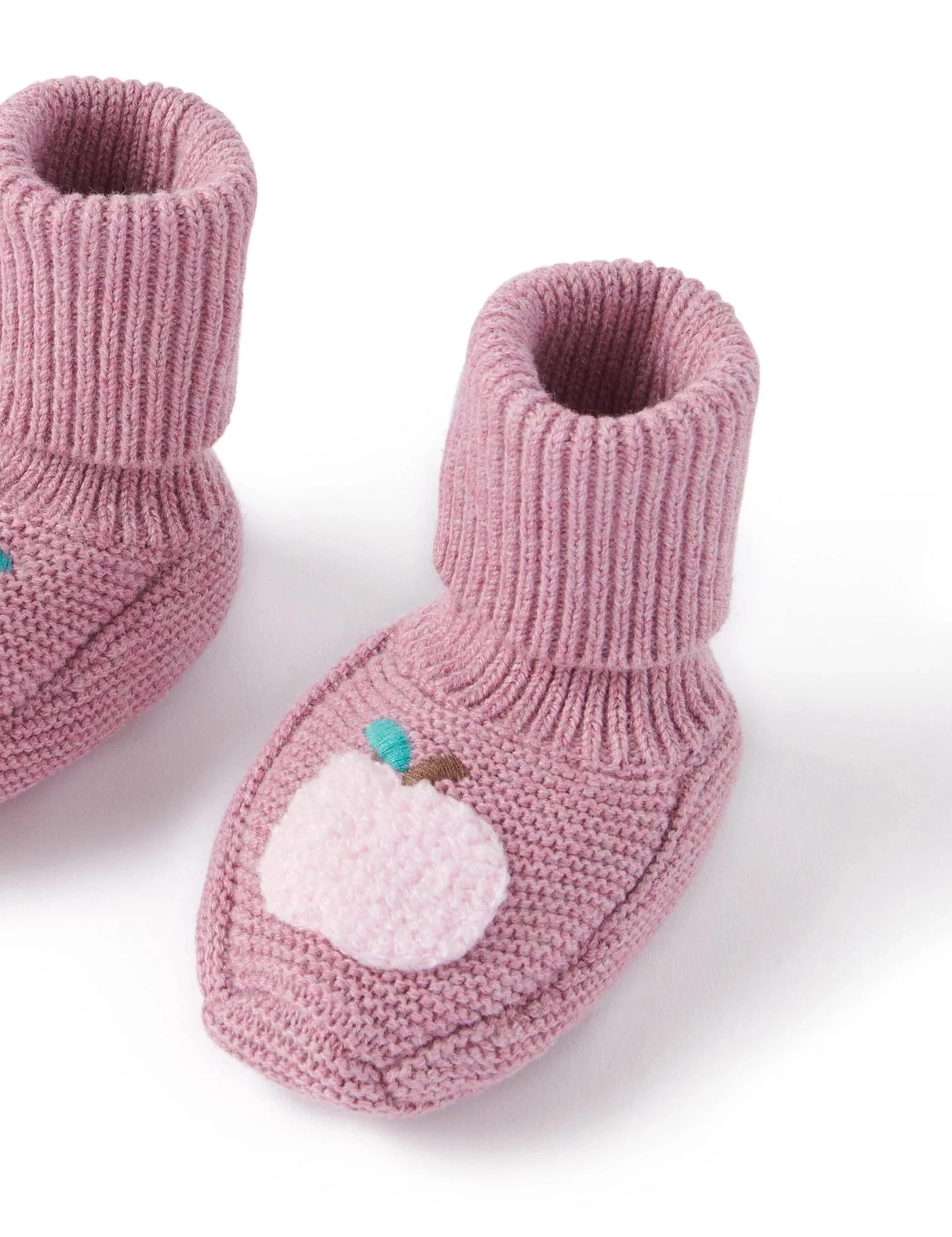 Purebaby - Apple Knitted Booties Booties Purebaby 