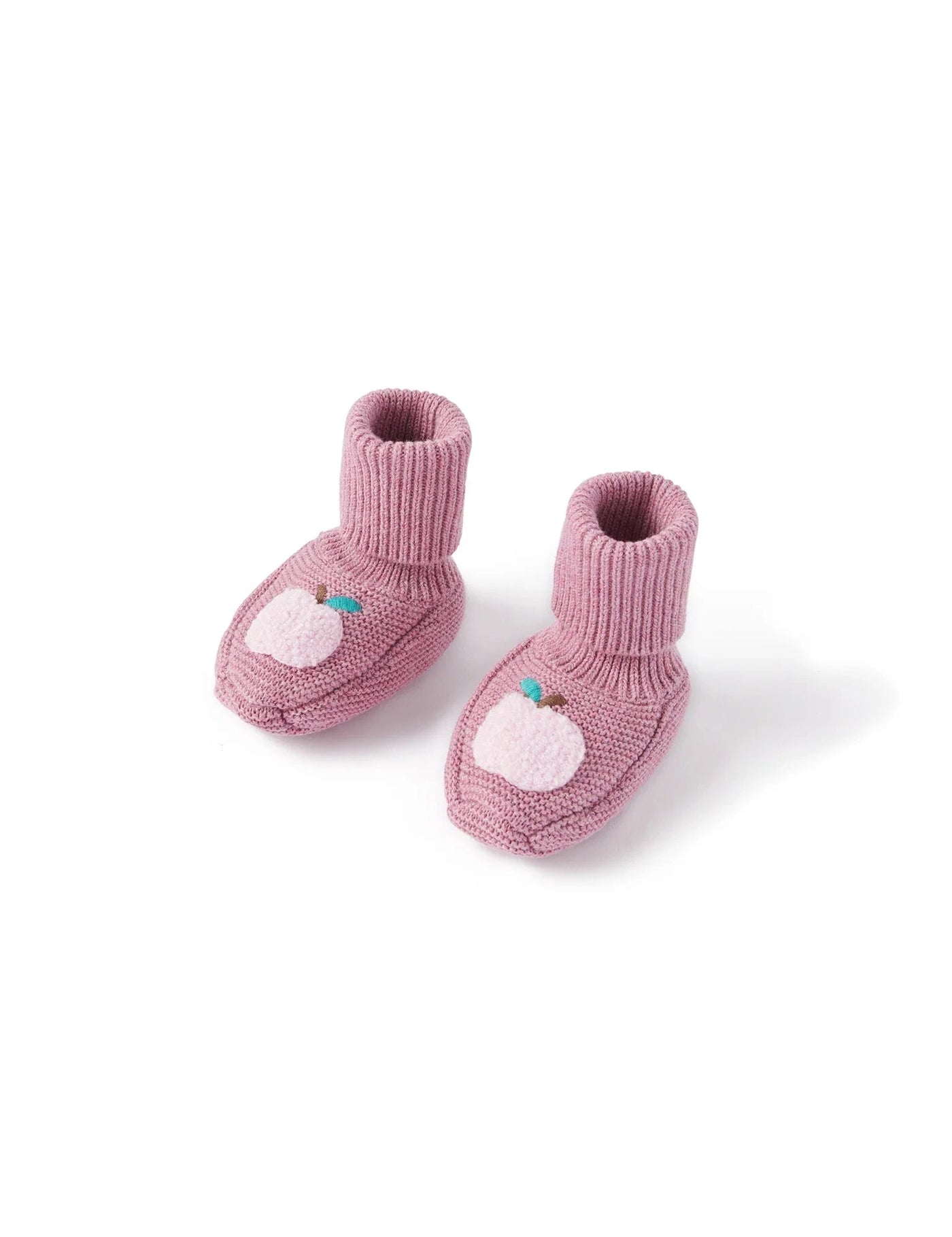 Purebaby - Apple Knitted Booties Booties Purebaby 