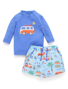 Purebaby - Board Short & Rashie Set | Cancun