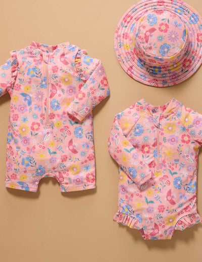 Purebaby - Broad Brim Swim Hat | Pajaro Bird Swim Hats Purebaby 