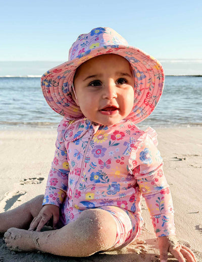 Purebaby - Broad Brim Swim Hat | Pajaro Bird Swim Hats Purebaby 