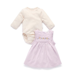 Purebaby - Bunny Pinnie Set | Primrose