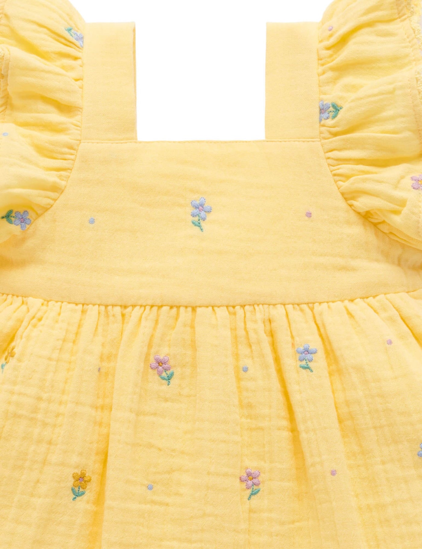 Purebaby - Butterfly Dress | Daisy Broderie Sleeveless Dress Purebaby 