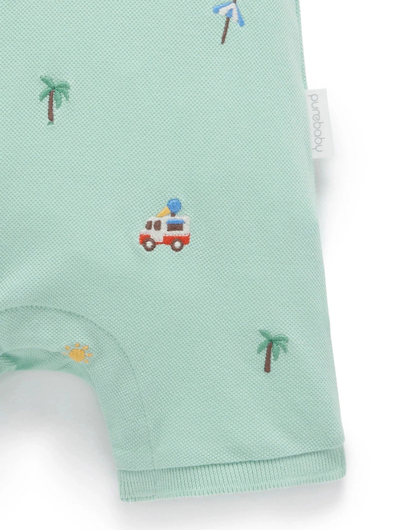 Purebaby - Cancun Polo Growsuit Romper Purebaby 