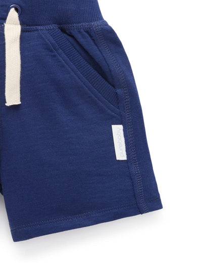Purebaby - Casual Shorts | Navy Shorts Purebaby 