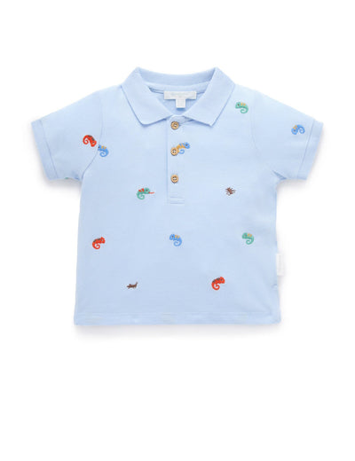 Purebaby - Chamelon Polo Short Sleeve Shirt Purebaby 