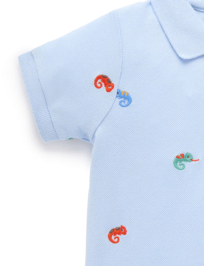 Purebaby - Chamelon Polo Short Sleeve Shirt Purebaby 