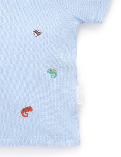 Purebaby - Chamelon Polo Short Sleeve Shirt Purebaby 