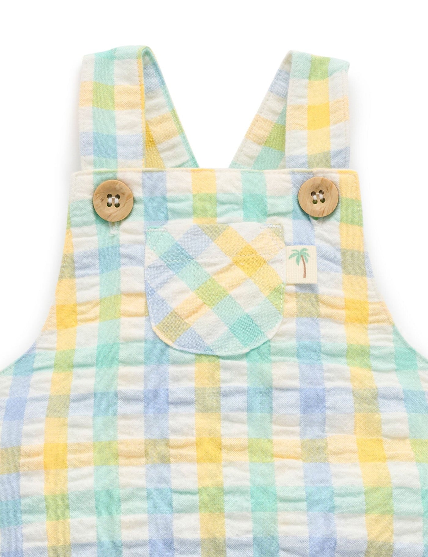 Purebaby - Check Overall Overalls Purebaby 