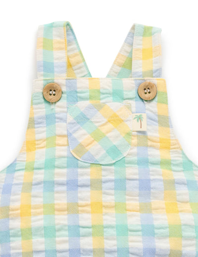 Purebaby - Check Overall Overalls Purebaby 