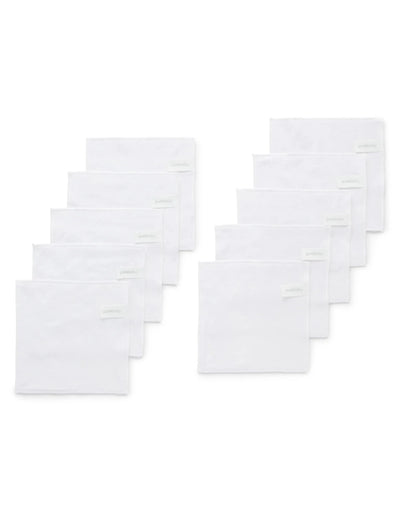 Purebaby - Cloth Wipes 10 Pcs - White Wash Cloth Purebaby 