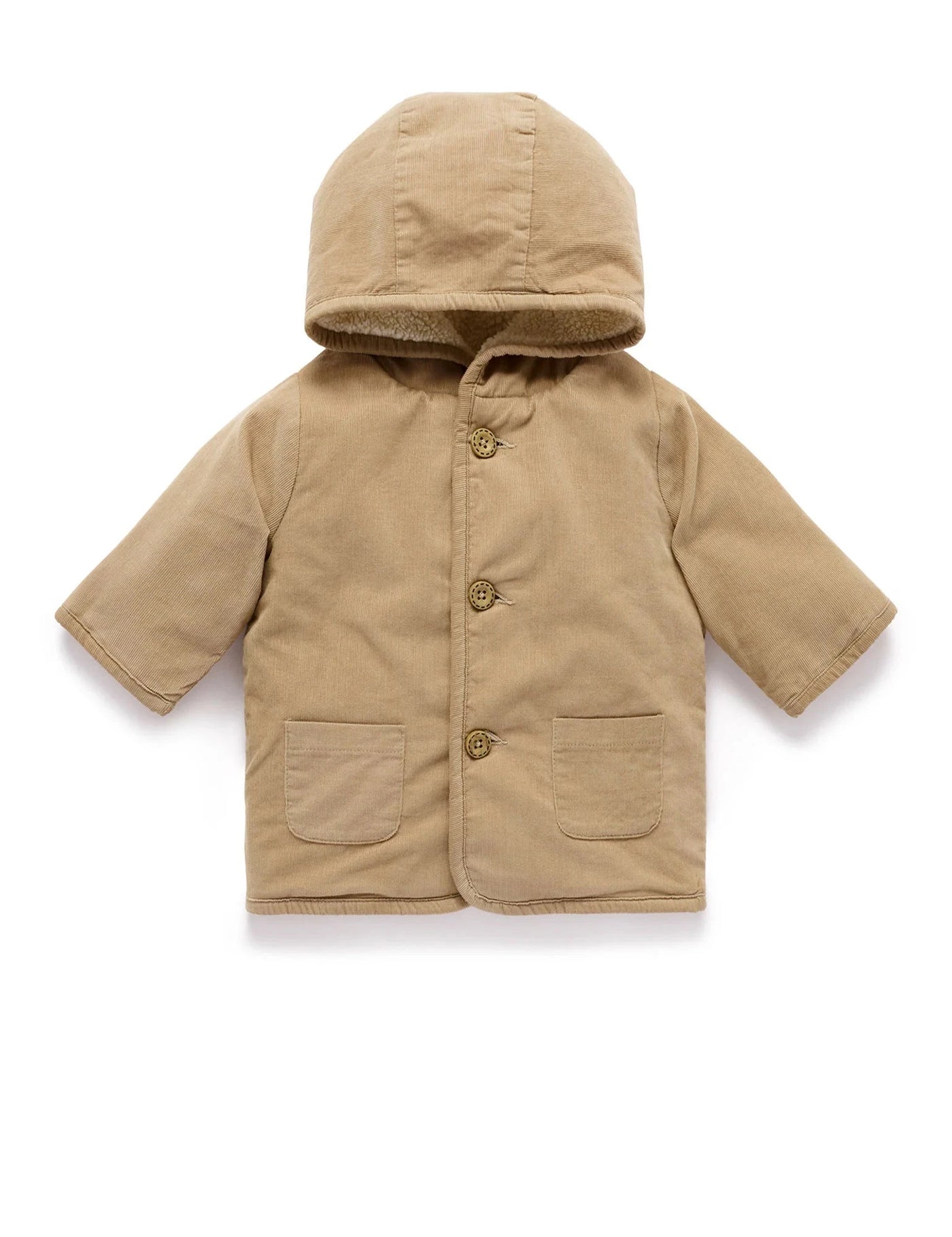 Purebaby - Corduroy Shearling Jacket | Mushroom Jacket Purebaby 