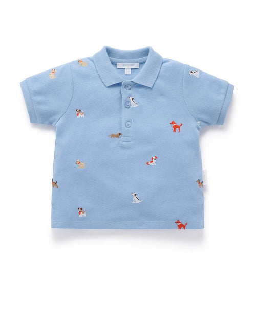 Purebaby - Doggy Polo | Doggy Broderie