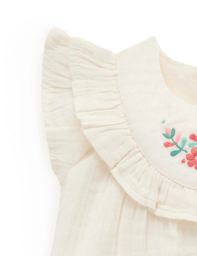 Purebaby - Embroidered Bloomer Set Matching Set Purebaby 