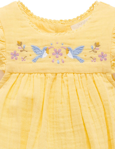 Purebaby - Embroidered Bodysuit Bodysuit Purebaby 