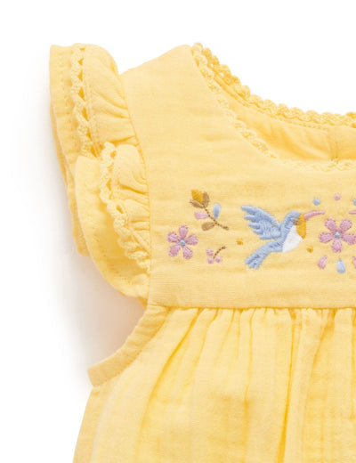 Purebaby - Embroidered Bodysuit Bodysuit Purebaby 