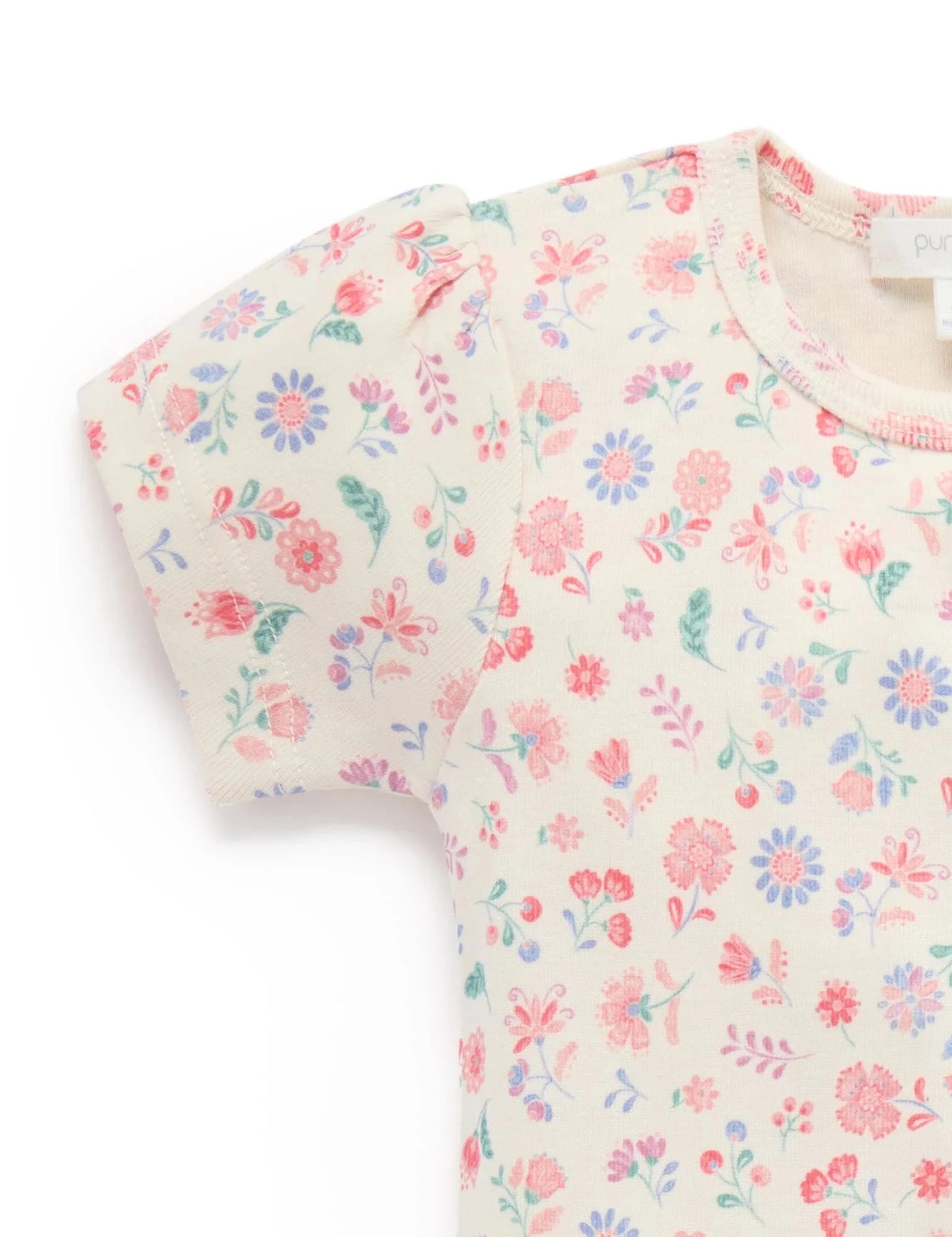 Purebaby - Embroidered Overall Set Matching Set Purebaby 