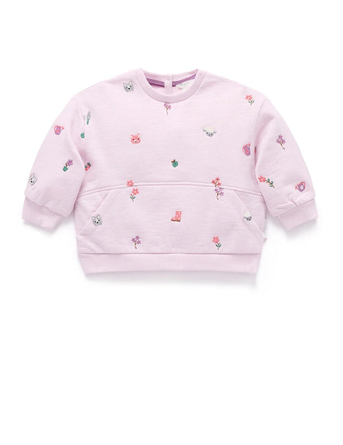 Purebaby - Embroidered Windcheater | Garden Broderie