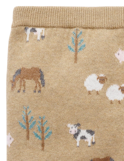 Purebaby - Farm Jacquard Leggings Leggings Purebaby 