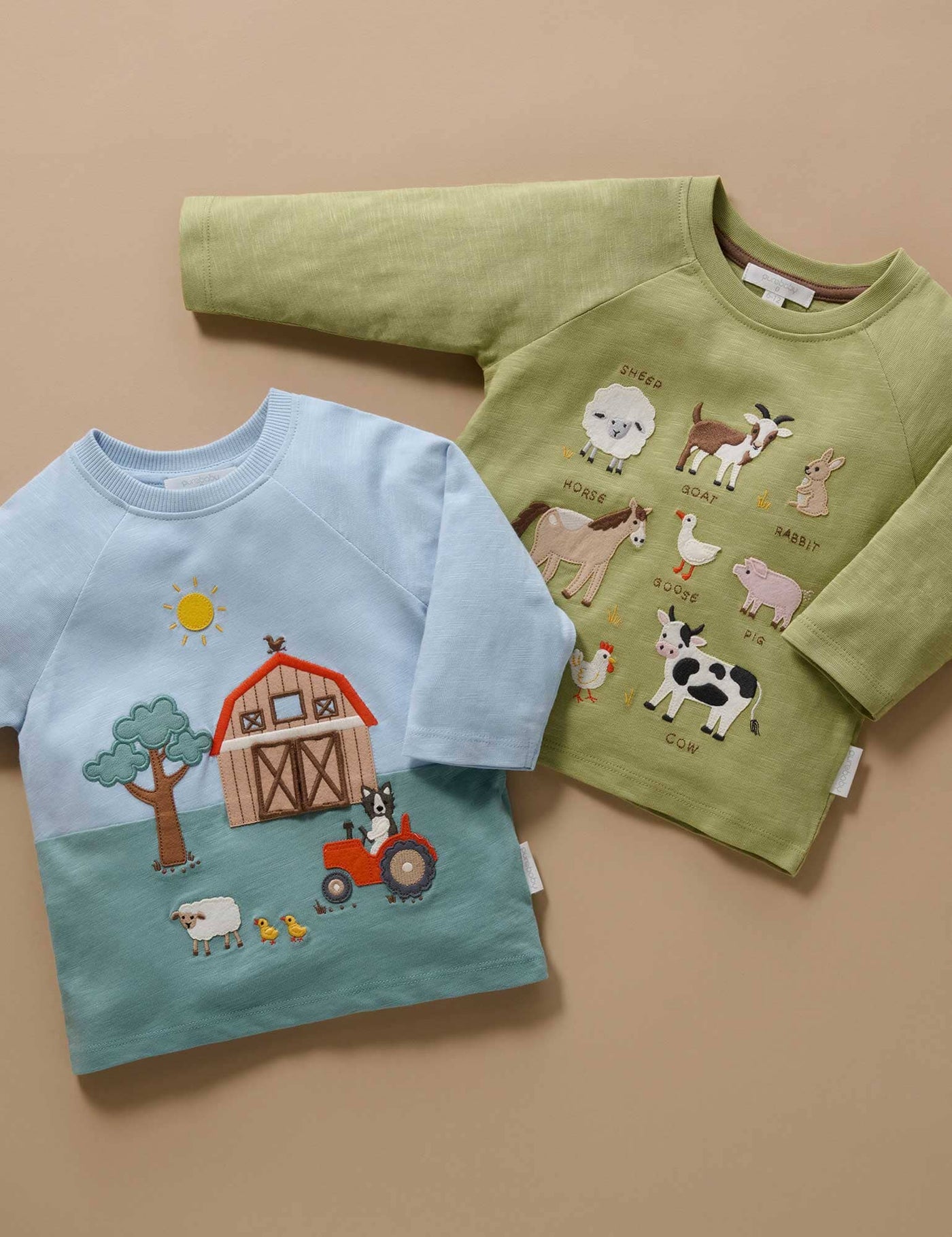 Purebaby - Farm Life Tee | Country Air Long Sleeve T-Shirt Purebaby 