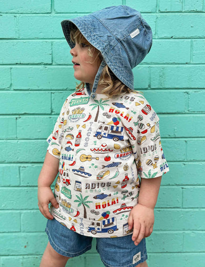 Purebaby - Fiesta Oversized Tee Short Sleeve T-Shirt Purebaby 