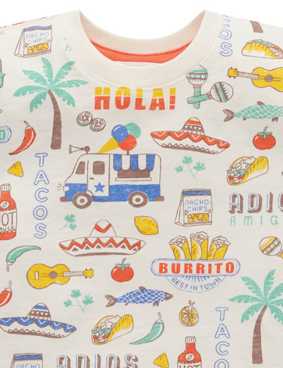 Purebaby - Fiesta Oversized Tee Short Sleeve T-Shirt Purebaby 