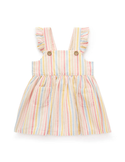 Purebaby - Fiesta Stripe Pinnie Sleeveless Dress Purebaby 