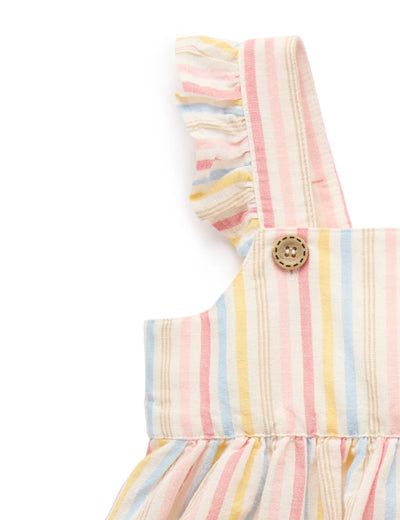 Purebaby - Fiesta Stripe Pinnie Sleeveless Dress Purebaby 
