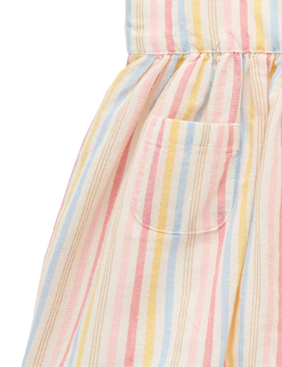 Purebaby - Fiesta Stripe Pinnie Sleeveless Dress Purebaby 