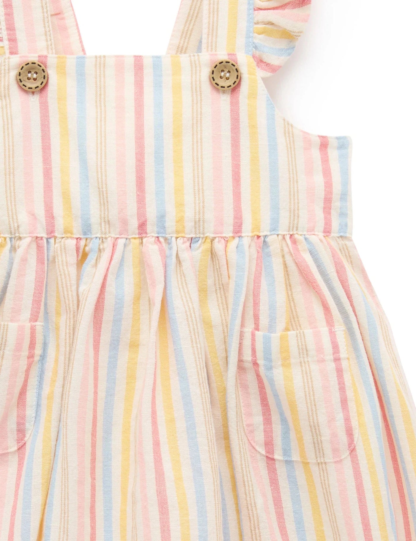 Purebaby - Fiesta Stripe Pinnie Sleeveless Dress Purebaby 