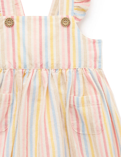 Purebaby - Fiesta Stripe Pinnie Sleeveless Dress Purebaby 