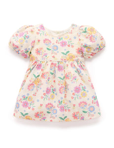 Purebaby - Floral Linen Blend Dress