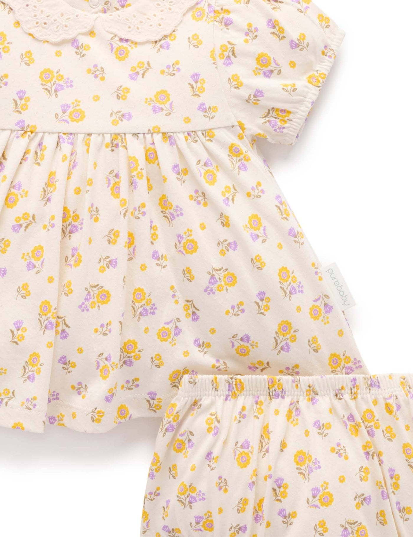 Purebaby - Floral Set Matching Set Purebaby 
