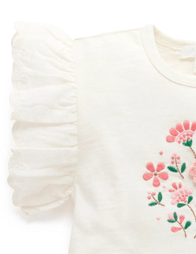 Purebaby - Frida Gingham Floral Set Matching Set Purebaby 