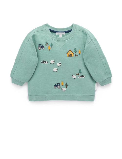 Purebaby - Hearding Sheep Windcheater | Pea Green