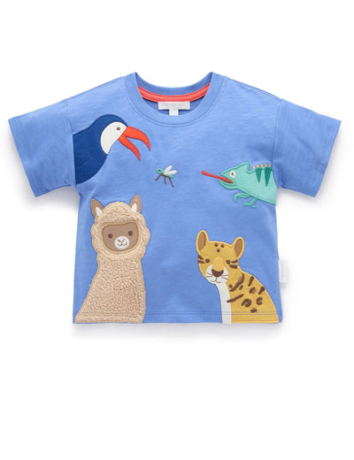 Purebaby - Hola Relaxed Tee Short Sleeve T-Shirt Purebaby 